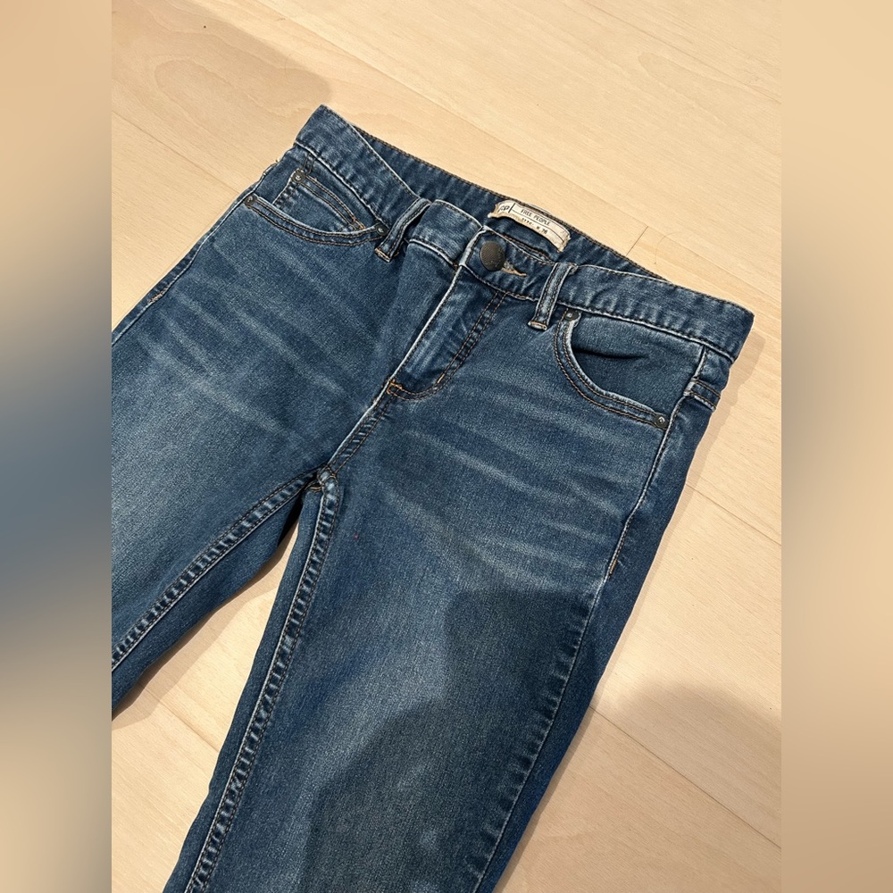 Free People Womens Busted Knee Denim Distressed Skinny Jeans Size 26 - Picture 7 of 9